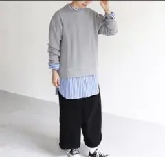 maillotマイヨワッフルトレーナー