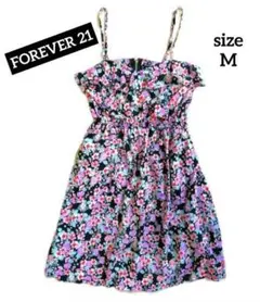 FOREVER21 花柄キャミワンピース M