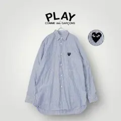 2022 PLAY COMME des GARCONS ストライプシャツ XXL