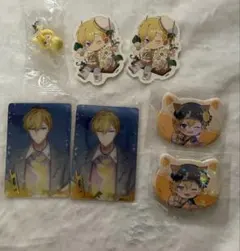 アイナナ アイドリッシュセブン 六弥ナギ トレカ 缶バッジ めじるしアクセサリー