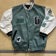 スタジャン グリーン/ホワイト