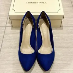 LiBERTY DOLL 走れるパンプス ロイヤルブルー　24 〜24.5cm