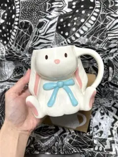 レア　スターバックス　韓国　うさぎ　バニー　2025 バレンタイン　マグカップ
