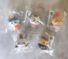 新品【5種コンプ】くら寿司　ちいかわ　フィギュアキーホルダー　ビッくらポン