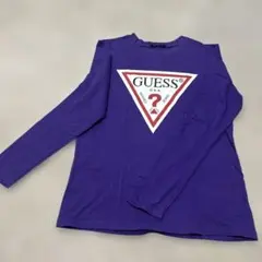 GUESS パープル トライアングルロゴ Tシャツのサムネイル