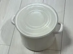 【Φ22cm×H18cm】ホーロー丸型容器 / ニトリのサムネイル