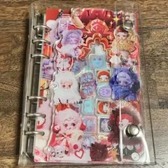 ちびまる子ちゃん シール帳 シャカシャカノート A6 アクリルバインダー
