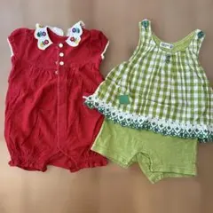 ベビー ロンパース 2点セット petit jam RagMartのサムネイル
