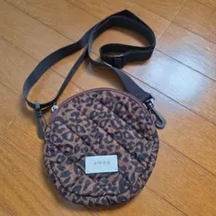emaq レオパード柄 キルティング ショルダーバッグ