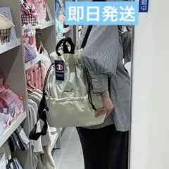 Champion ドローストリングリュック ホワイト