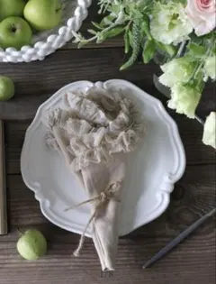 【新品】Chez moiナプキン40ｘ40cmアンバー