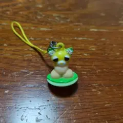 【レトロ】お茶猫ストラップ