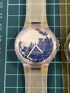 【送料無料】レア 未使用 ジョージア SWATCH コラボ腕時計 ケース付のサムネイル