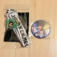 JSB FOEVER ONE ガチャ 缶バッチ 山下健二郎 ストラップセット