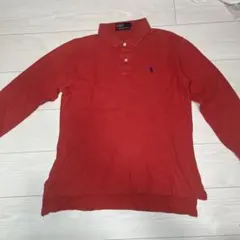 POLO RALPH LAUREN ポロラルフローレン 長袖ポロシャツ 赤
