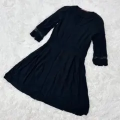 【c3963】COMPTOIR DES COTONNIERS ワンピース　黒