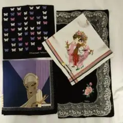 ハンカチ 4枚セット Hanae Mori 他