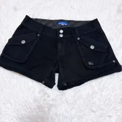 バーバリーブルーレーベル　 ショートパンツ ノバチェック ホースロゴ