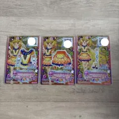 アイカツスターズ マジカルハロウィンキャンディコーデ 虹野ゆめ プロモ 3枚