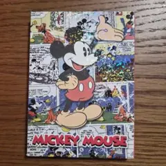 ミッキーマウス メモ帳 シール付き