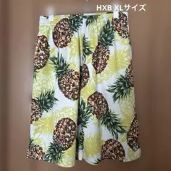 HXB XL パイナップル柄 バスケットボールパンツ