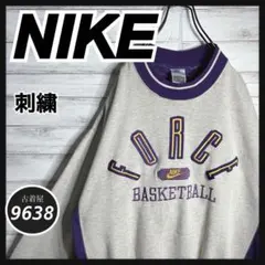 【入手困難!!】ナイキ ✈︎刺繍 アーチロゴ force ゆるだぼ 白タグ