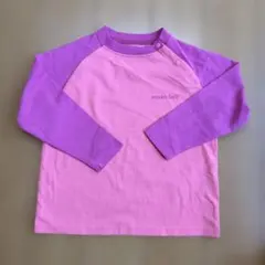 mont-bell 長袖Tシャツ ピンク パープル 90cm
