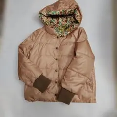▽美品✨ホコモモラ【42】XL リバーシブル ダウンコート フード 