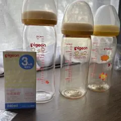 値下げ中❗️ピジョン母乳実感　哺乳瓶と乳首