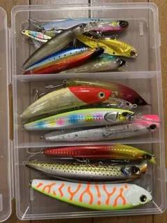 シーバス青物ヒラメルアー15個セットまとめ売り　ロンジン　シマノ　ジャッカル他のサムネイル