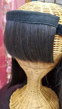 前髪ウィッグ　医療用ウィッグ　ショート バングウィッグ