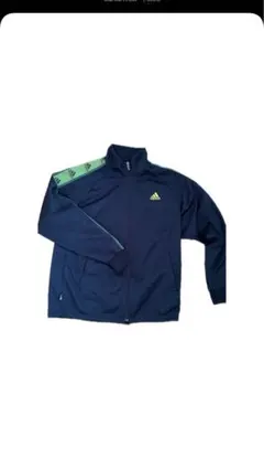 adidas ネイビー ジップアップジャケット トラックジャケット