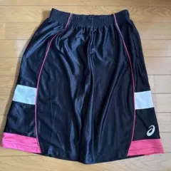 asics バスケットボールパンツ 黒/ピンク