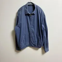 【90s】【カナダ製】ラルフローレン スイングトップ ネイビー　ブルー コットンのサムネイル