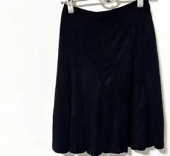 美品 ミッシェルクラン　プリーツスカート　フレアスカート　ブラック