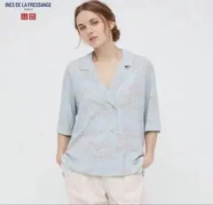 ユニクロ（UNIQLO ）✖️イネス　シャツ　フラミンゴ柄Sサイズ