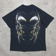 AsapRocky着用00s Thunder Eagle プリント Tシャツ