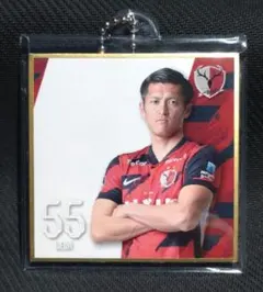 鹿島アントラーズ ミニ色紙キーホルダー 55 植田 直通