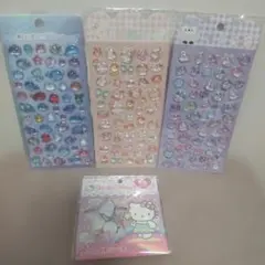国内正規品 サンリオ ハローキティ クリスタルシール ぷくぷくシール