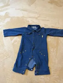CROISSANCE BEBE デニムロンパース 80