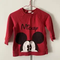 子供服　サイズ80 長袖　トレーナー　H&M ミッキー