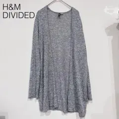 エイチアンドエム　H&M DIVIDED 長袖カーディガン グレー メランジ　Mのサムネイル