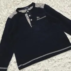 バーバリーロンドン　カットソー　ノバチェック　100A Tシャツ　ロゴ