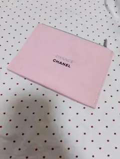 CHANEL シャネル ノベルティ ポーチ ピンク キャンバスのサムネイル