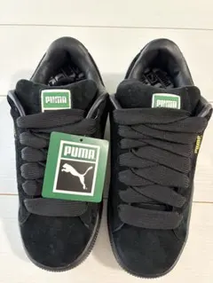 新品　PUMA Black Silver スエードスニーカー