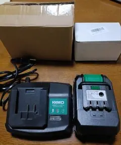 【未使用】KIMO高速充電器 ·20V 4.0Ah交換用リチウムバッテリーセット
