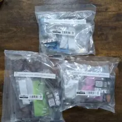 いきもの大図鑑アドバンス　クワガタ02　樹皮台座（中）3種類セット