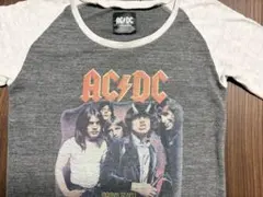 AC/DC ラグラン 七分袖Tシャツ Highway to Hell ロックT