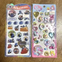 【正規品】パペットスンスン　うるちゅるシール　ぷくキラ　まじかる　みゆーちゃん