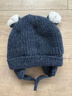 GAP ベビー帽子 44cm くま耳 ニット帽